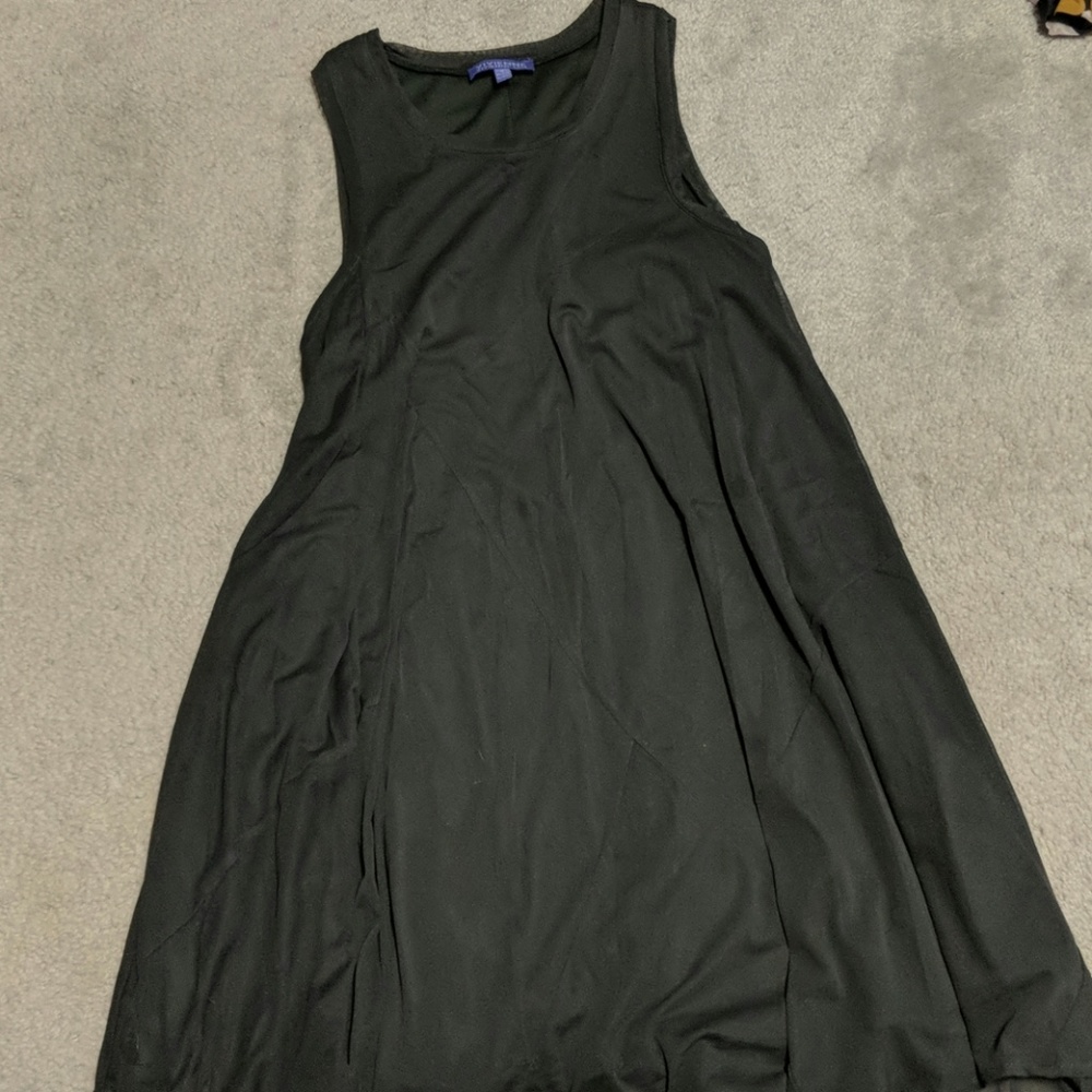 Gray flowy dress